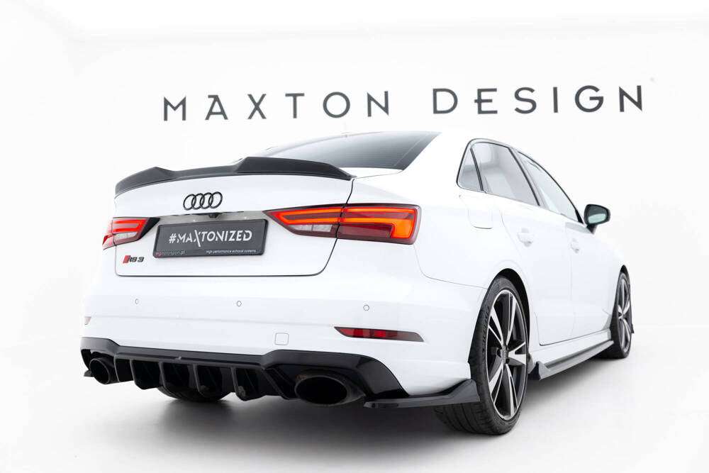 Heck Diffusor V.2 für Audi RS3 Limousine 8V Facelift von Maxton Design