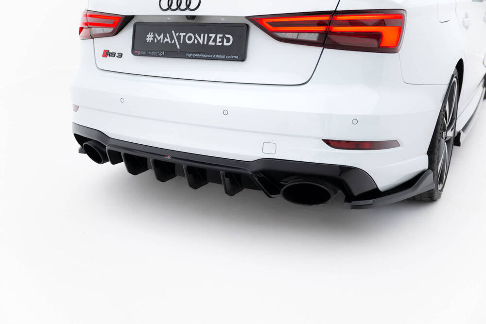 Heck Diffusor V.2 für Audi RS3 Limousine 8V Facelift von Maxton Design