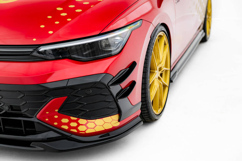 Canards für VW Golf GTI Clubsport Mk8 Facelift von Maxton Design