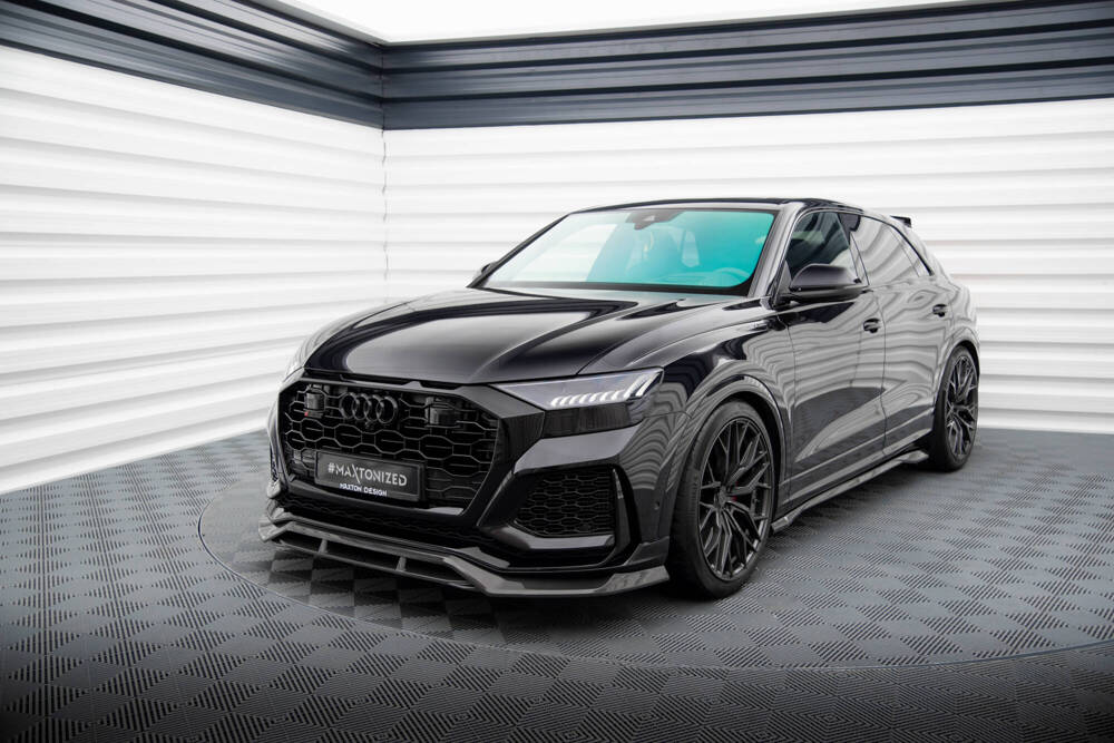 Carbon Front Lippe / Front Splitter / Frontansatz für Audi RSQ8 4M von Maxton Design