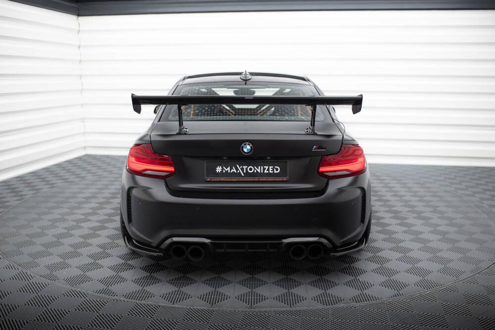 Carbon Heckspoiler mit Aufnahme innen für BMW M2 F87 von Maxton Design