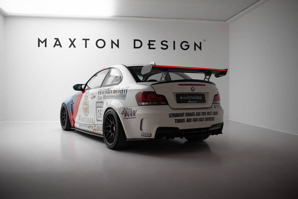 Carbon Heckspoiler V.2 mit LED für BMW 1M Coupe E82 von Maxton Design