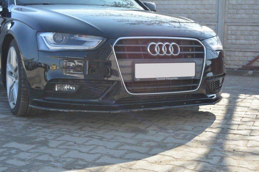 Front Splitter / Cup Schwert / Frontansatz V.1 für Audi A4 B8 Facelift von Maxton Design