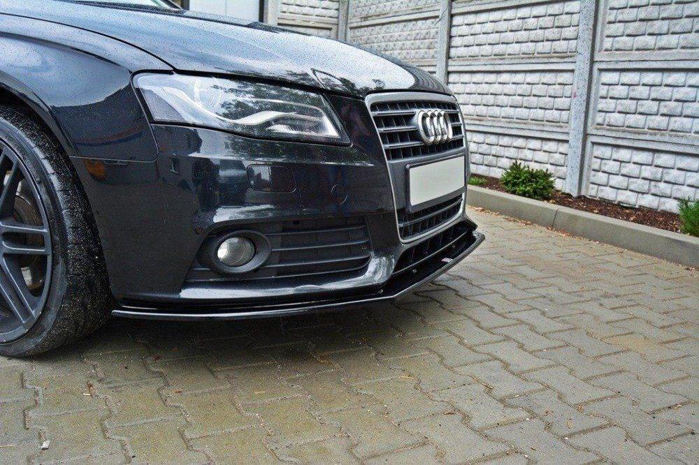 Front Splitter / Cup Schwert / Frontansatz V.2 für Audi A4 B8 von Maxton Design