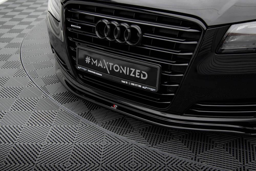 Front Lippe / Front Splitter / Frontansatz für Audi A8 4H von Maxton Design