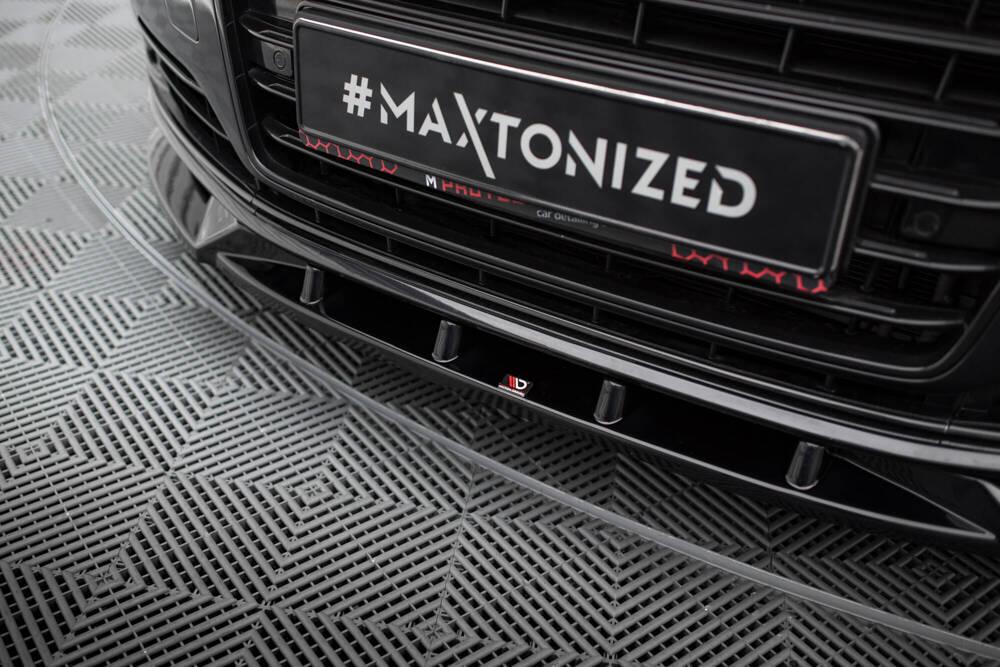 Front Lippe / Front Splitter / Frontansatz für Audi A8 4H Facelift von Maxton Design