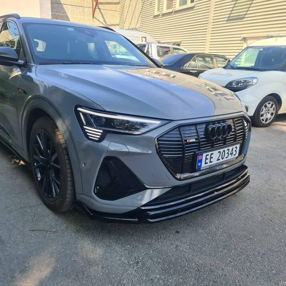 Front Lippe / Front Splitter / Frontansatz für Audi E-Tron S-Line GE von Maxton Design