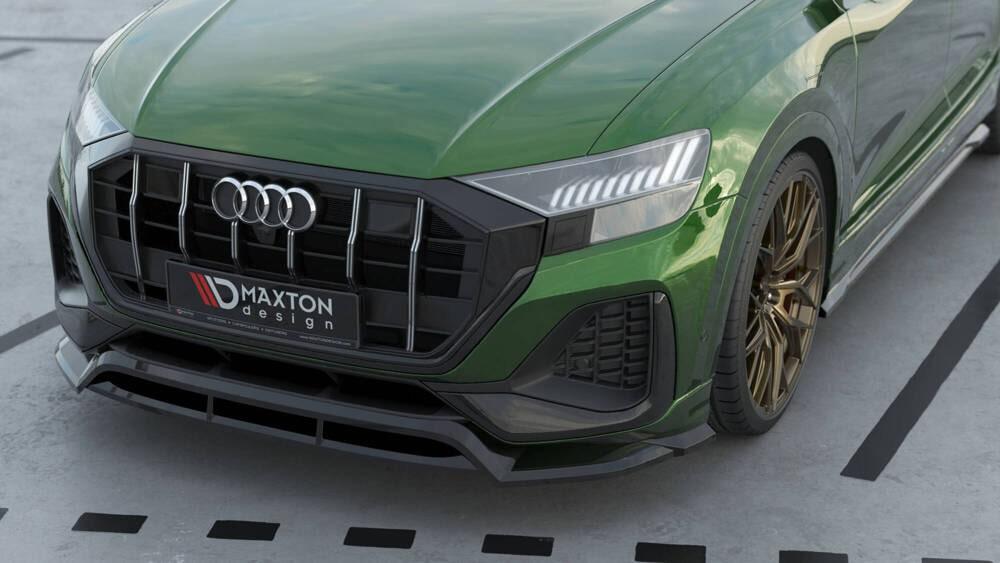 Front Lippe / Front Splitter / Frontansatz für Audi Q8 4M Facelift von Maxton Design