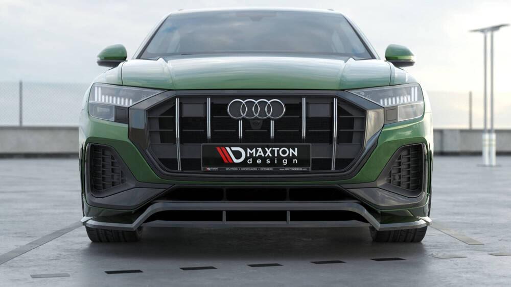 Front Lippe / Front Splitter / Frontansatz für Audi Q8 4M Facelift von Maxton Design