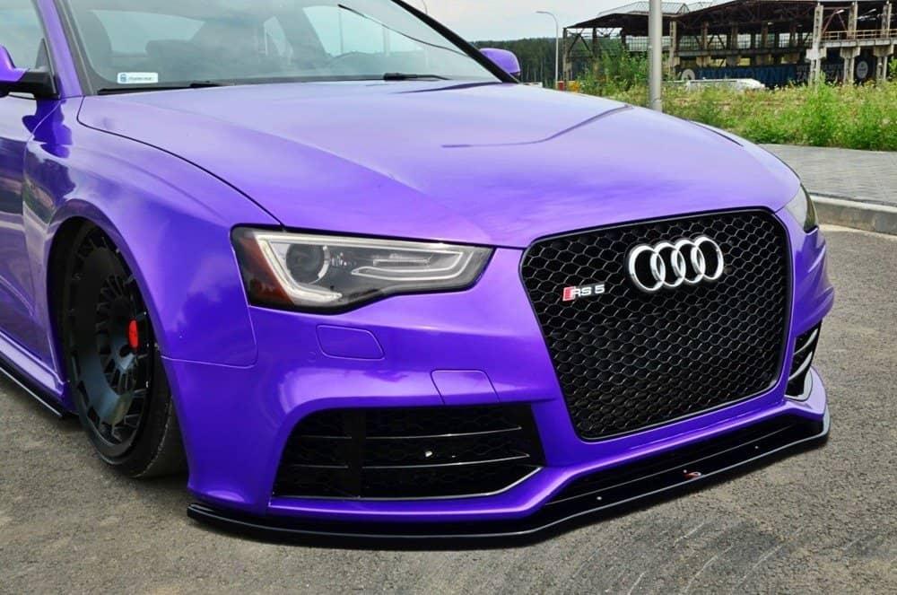 Front Diffusor / Front Splitter / Cup Schwert / Frontansatz für Audi RS5 8T /8T FL von Maxton Design