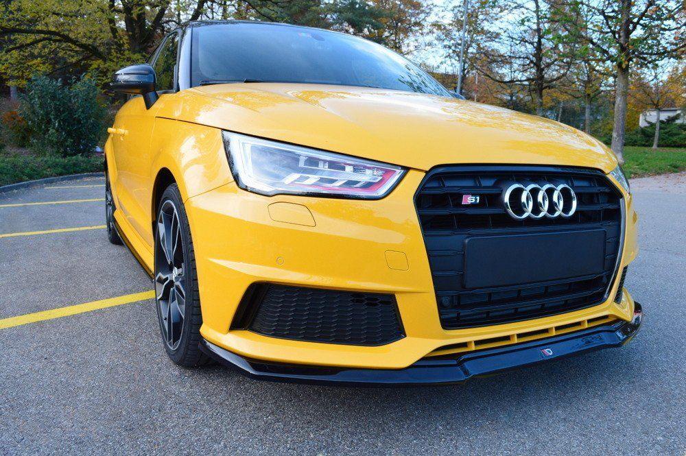 Front Splitter / Cup Schwert / Frontansatz für Audi S1 8X von Maxton Design