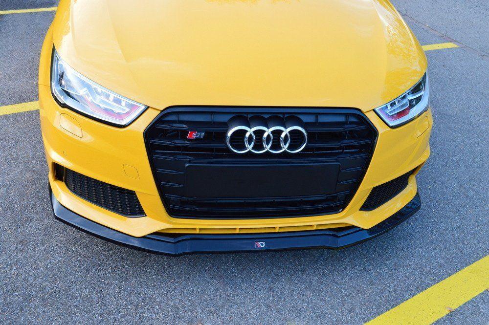 Front Splitter / Cup Schwert / Frontansatz für Audi S1 8X von Maxton Design