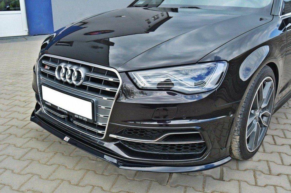 Front Splitter / Cup Schwert / Frontansatz für Audi S3 8V Sportback von Maxton Design