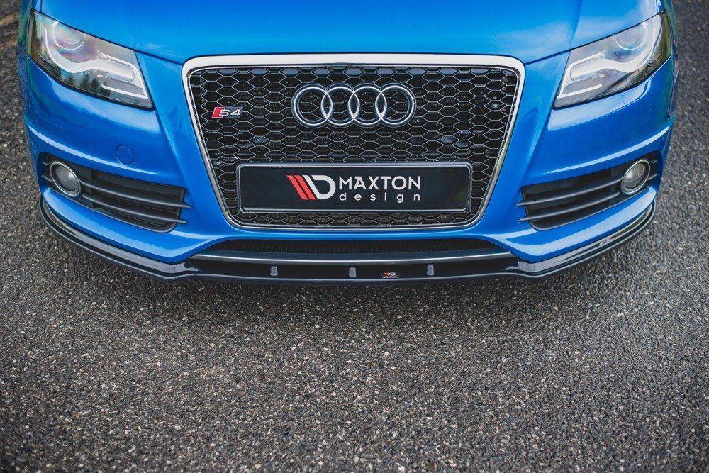 Front Splitter / Cup Schwert / Frontansatz für Audi A4 S4 S-line B8 von Maxton Design