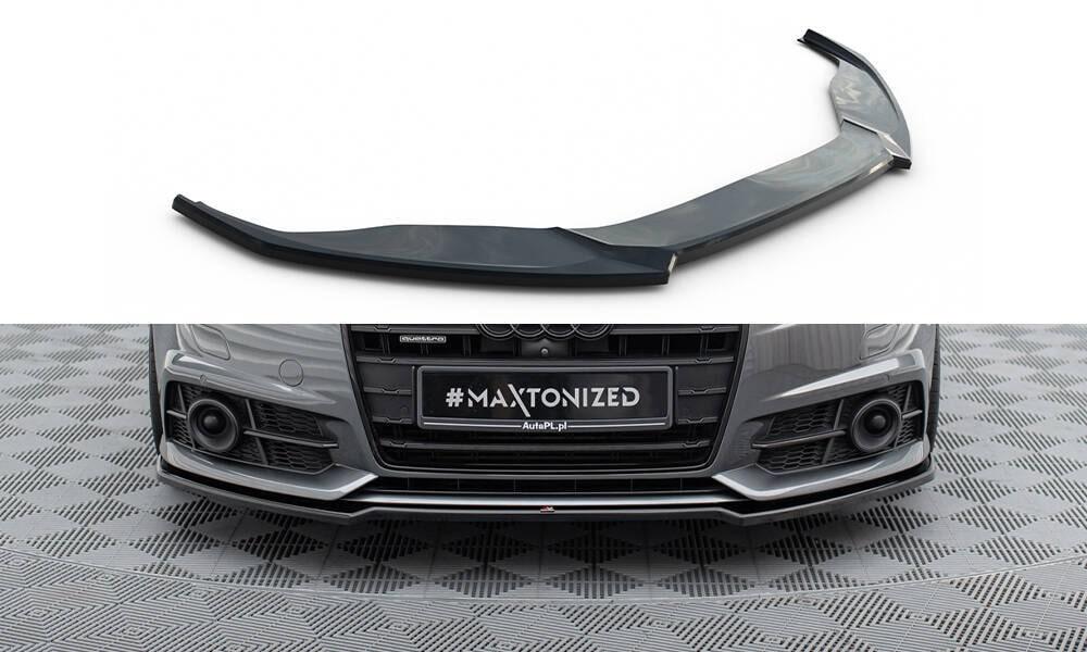 Front Lippe / Front Splitter / Frontansatz V.2 für Audi S6 / A6 S-Line C7 Facelift von Maxton Design