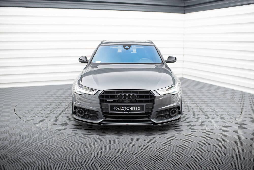 Front Lippe / Front Splitter / Frontansatz V.2 für Audi S6 / A6 S-Line C7 Facelift von Maxton Design