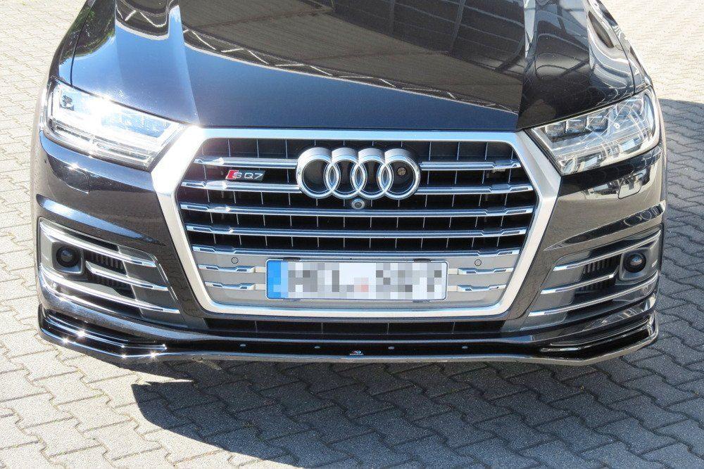 Front Splitter / Cup Schwert / Frontansatz für Audi Q7 4M S-Line von Maxton Design