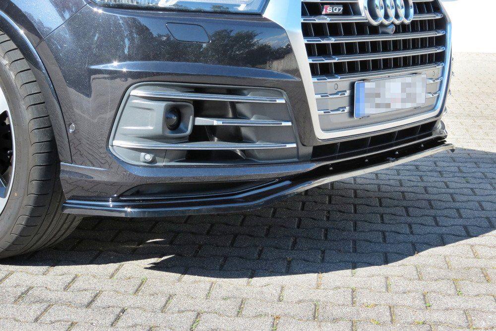 Front Splitter / Cup Schwert / Frontansatz für Audi Q7 4M S-Line von Maxton Design