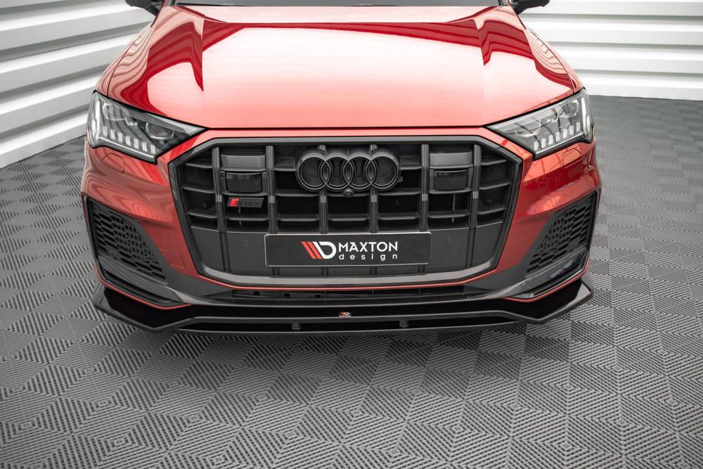 Front Splitter / Cup Schwert / Frontansatz für Audi Q7 S-Line Mk2 (4M) Facelift von Maxton Design