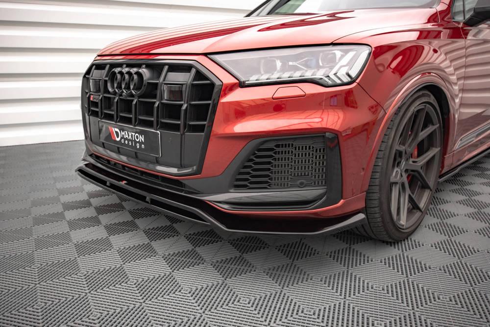 Front Splitter / Cup Schwert / Frontansatz für Audi SQ7 /Q7 S-Line Mk2 (4M) Facelift von Maxton Design