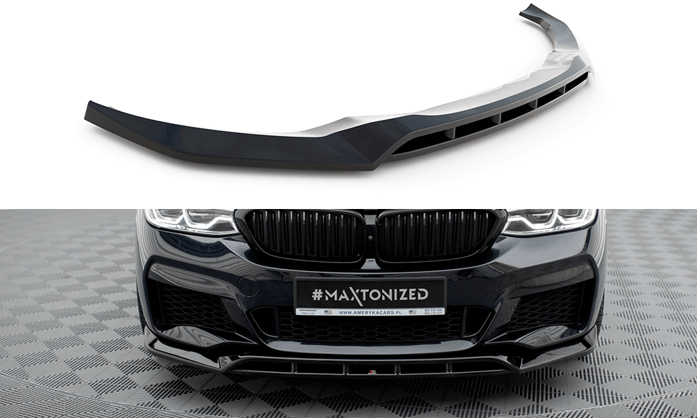 Front Lippe / Front Splitter / Frontansatz für BMW 6 GT G32 M-Paket von Maxton Design