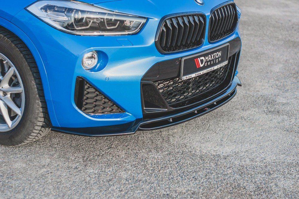 Front Diffusor / Front Splitter / Cup Schwert / Frontansatz für BMW X2 M-Paket F39 von Maxton Design