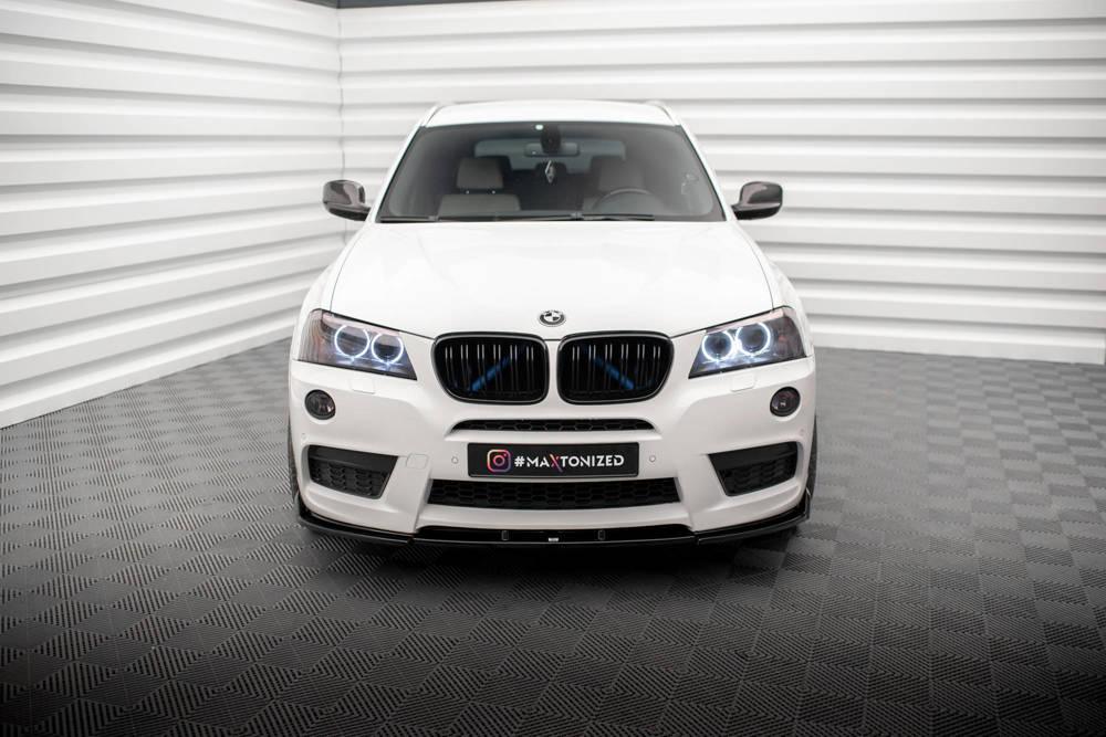 Front Lippe / Front Splitter / Frontansatz für BMW X3 F25 M-Paket von Maxton Design