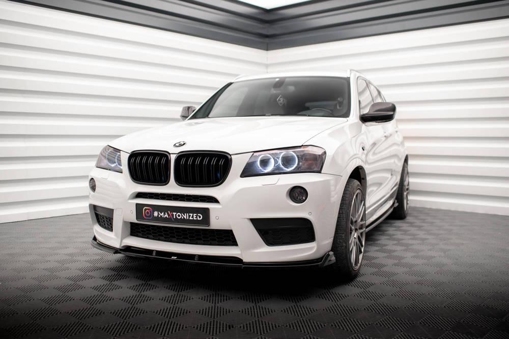 Front Lippe / Front Splitter / Frontansatz für BMW X3 F25 M-Paket von Maxton Design