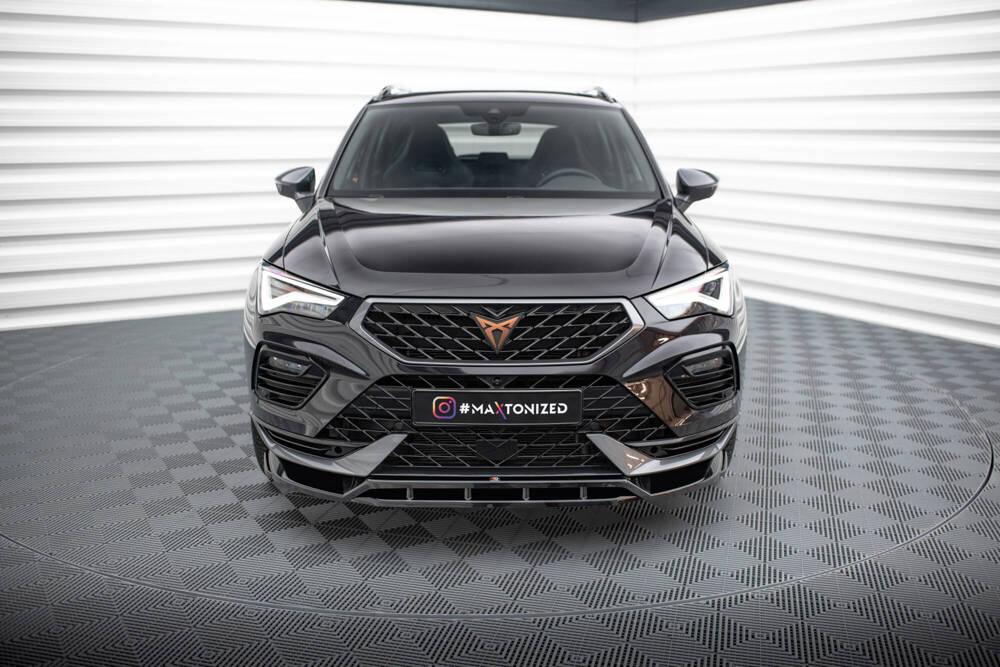 Front Lippe / Front Splitter / Frontansatz für Cupra Ateca KH7 Facelift von Maxton Design