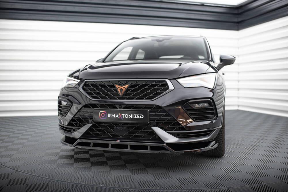 Front Lippe / Front Splitter / Frontansatz für Cupra Ateca KH7 Facelift von Maxton Design