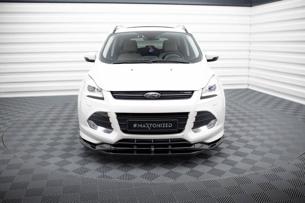 Front Lippe / Front Splitter / Frontansatz für Ford Kuga ST-Line MK2 von Maxton Design