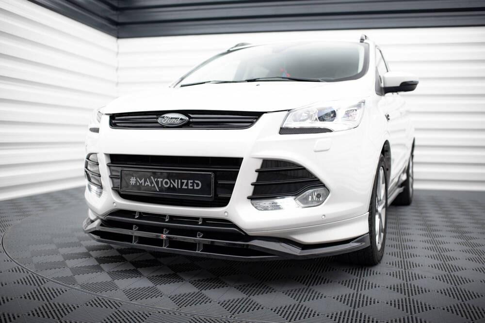 Front Lippe / Front Splitter / Frontansatz für Ford Kuga ST-Line MK2 von Maxton Design