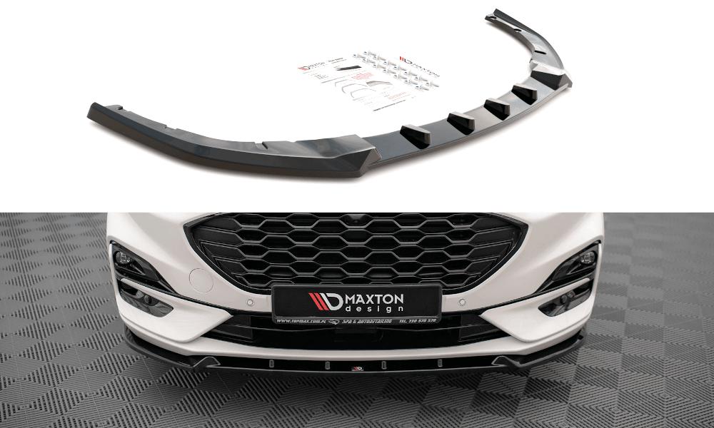 Front Lippe / Front Splitter / Frontansatz für Ford Kuga ST-Line MK3 von Maxton Design