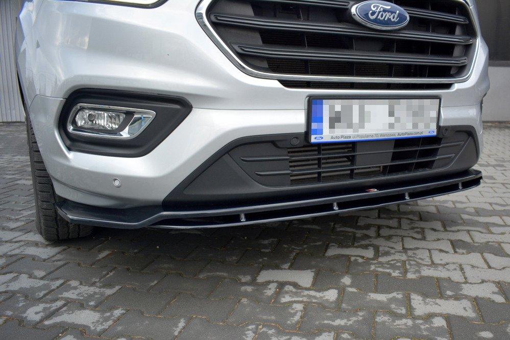 Front Lippe / Front Splitter / Frontansatz für Ford Transit Custom MK1 Facelift von Maxton Design