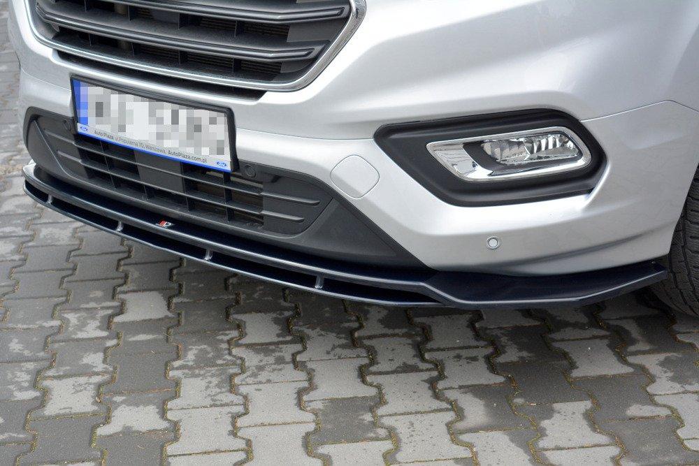 Front Lippe / Front Splitter / Frontansatz für Ford Transit Custom MK1 Facelift von Maxton Design