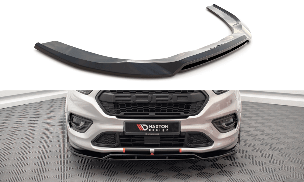 Front Lippe / Front Splitter / Frontansatz für Ford Transit Custom ST-Line MK1 Facelift von Maxton Design