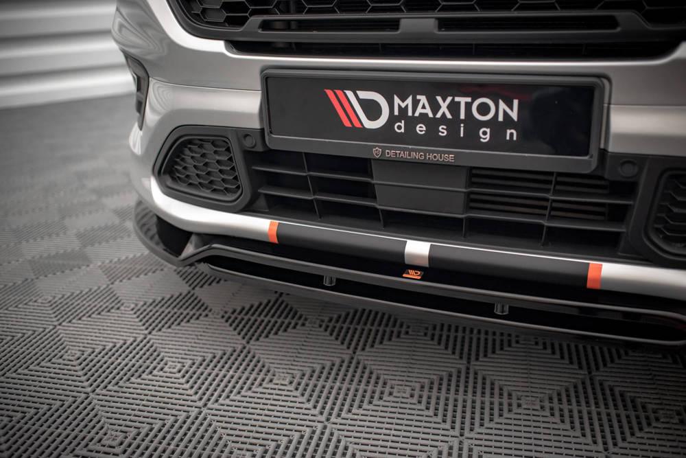 Front Lippe / Front Splitter / Frontansatz für Ford Transit Custom ST-Line MK1 Facelift von Maxton Design