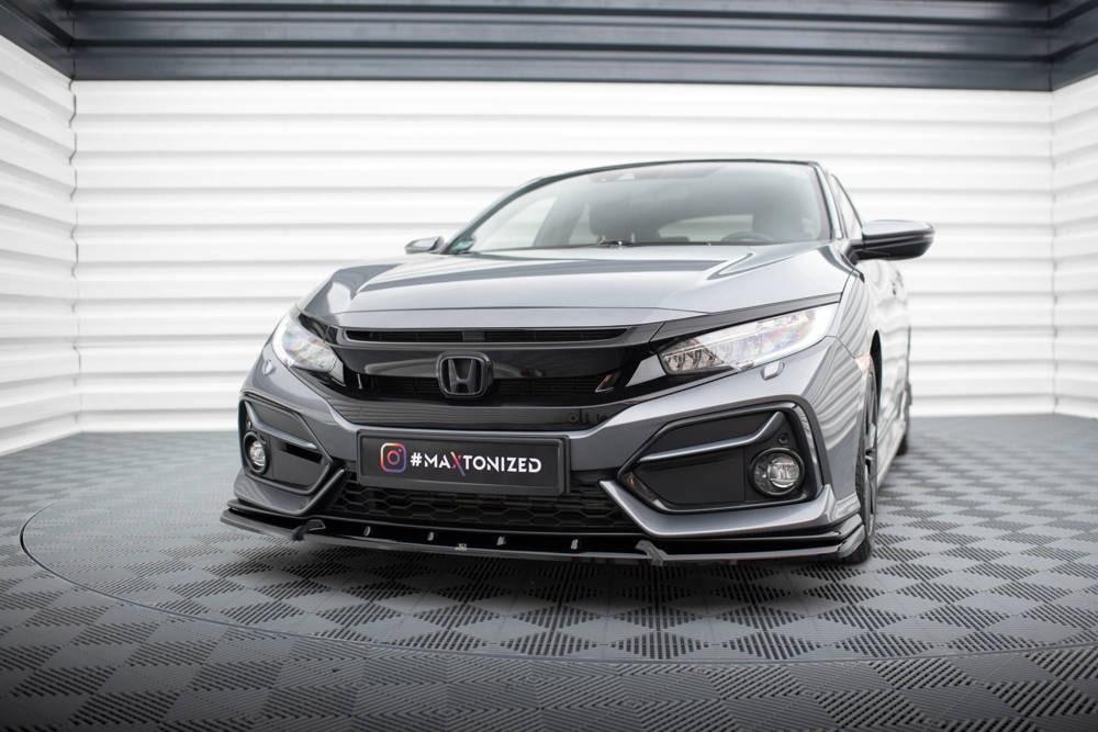 Front Lippe / Front Splitter / Frontansatz für Honda Civic X Sport von Maxton Design