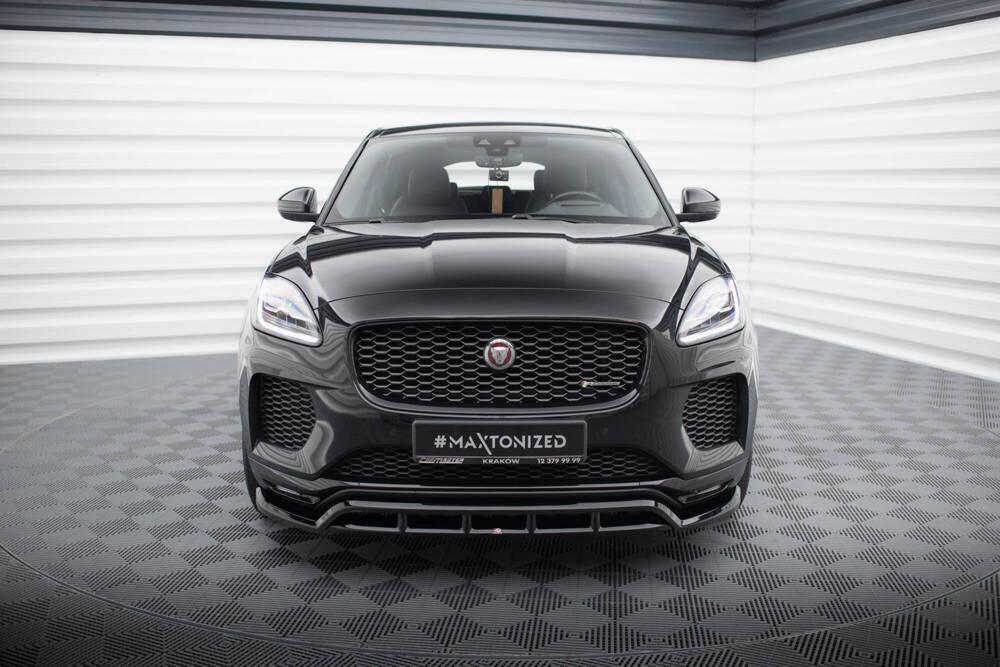 Front Lippe / Front Splitter / Frontansatz für Jaguar E-Pace R-Dynamic D180 (MK1) von Maxton Design