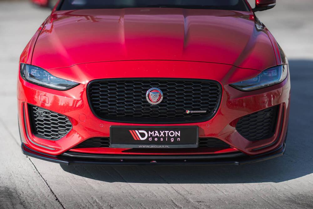 Front Lippe / Front Splitter / Frontansatz für Jaguar XE R-Dynamic X760 Facelift von Maxton Design