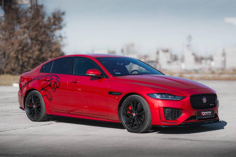 Front Lippe / Front Splitter / Frontansatz für Jaguar XE R-Dynamic X760 Facelift von Maxton Design