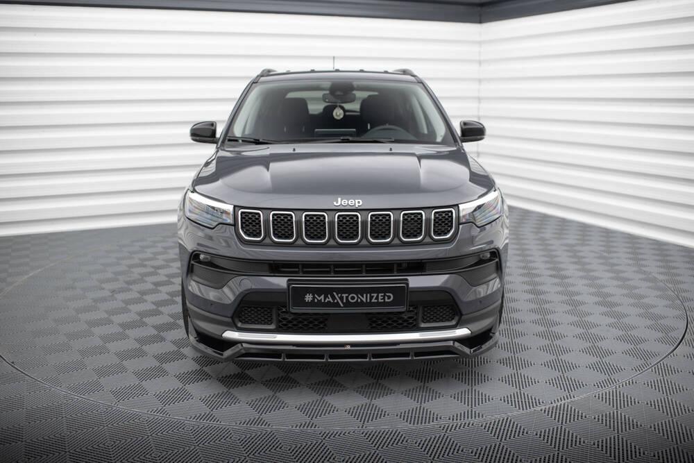 Front Lippe / Front Splitter / Frontansatz für Jeep Compass Limited MK2 Facelift von Maxton Design