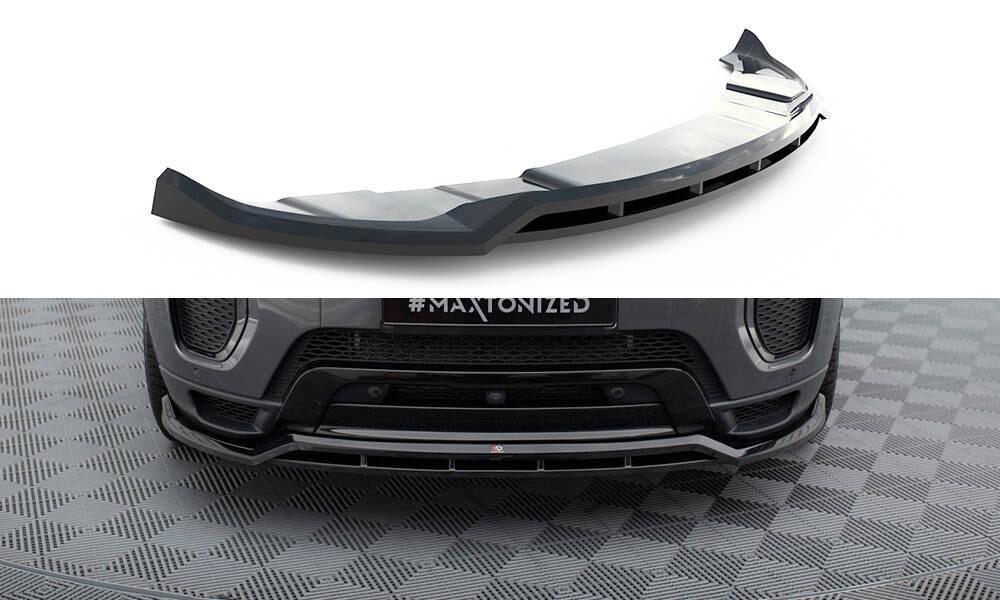 Front Lippe / Front Splitter / Frontansatz für Land Rover Range Rover Evoque L538 Facelift von Maxton Design