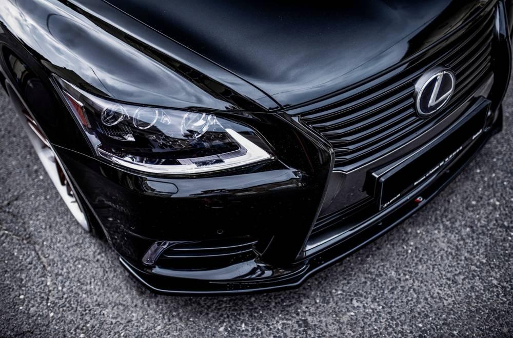 Front Lippe / Front Splitter / Frontansatz für Lexus LS MK4 Facelift von Maxton Design