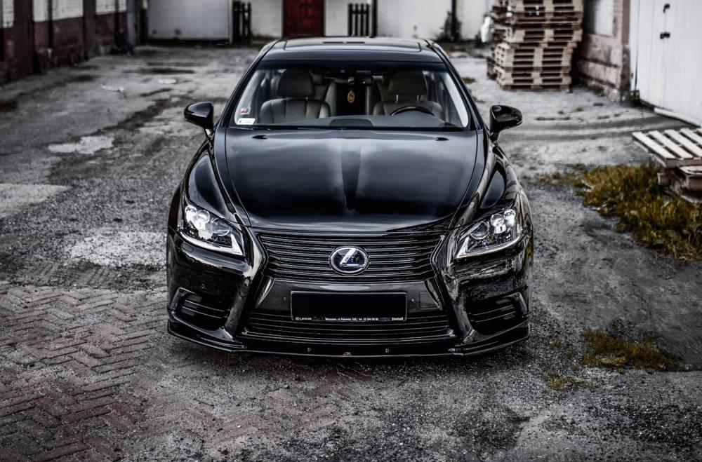 Front Lippe / Front Splitter / Frontansatz für Lexus LS MK4 Facelift von Maxton Design