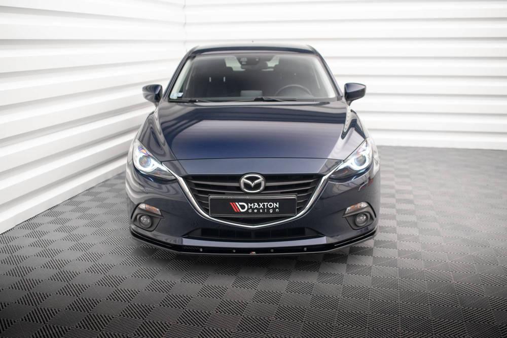 Front Lippe / Front Splitter / Frontansatz für Mazda 3 MK3 von Maxton Design