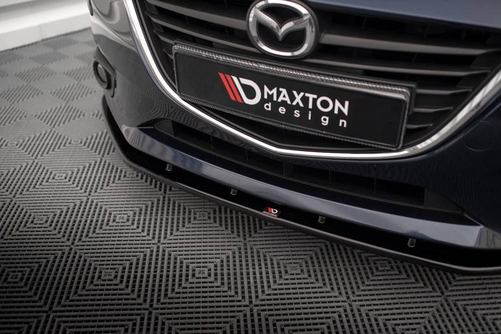 Front Lippe / Front Splitter / Frontansatz für Mazda 3 MK3 von Maxton Design