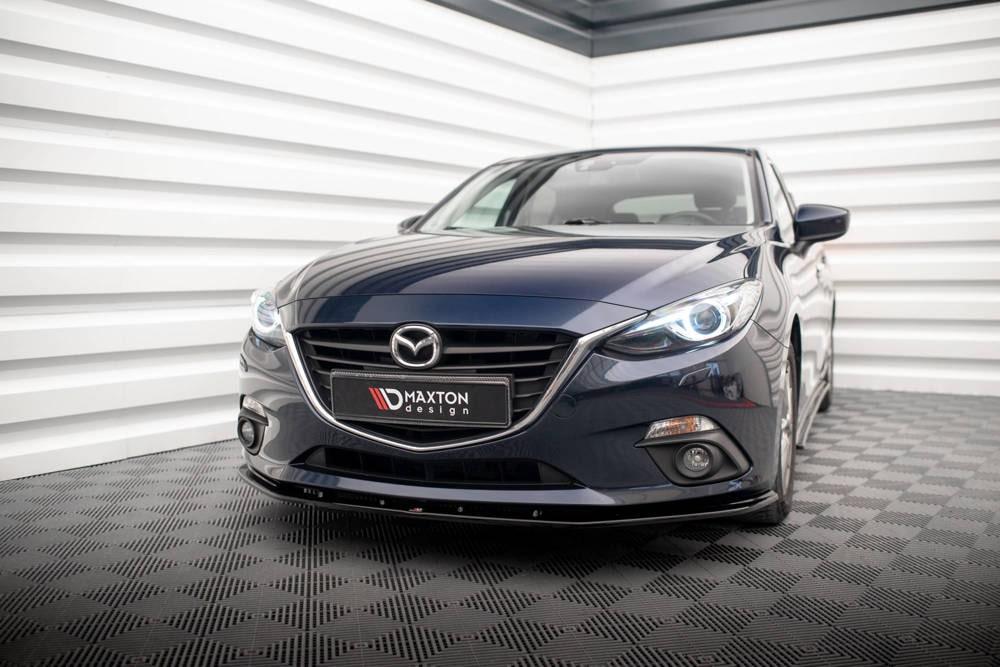 Front Lippe / Front Splitter / Frontansatz für Mazda 3 MK3 von Maxton Design