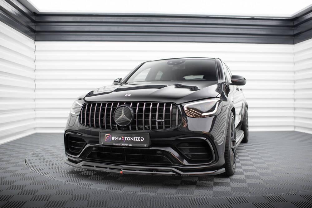 Front Lippe / Front Splitter / Frontansatz für Mercedes-Benz GLC 63 AMG SUV / Coupe X253 / C253 von Maxton Design