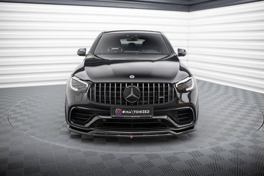 Front Lippe / Front Splitter / Frontansatz für Mercedes-Benz GLC 63 AMG SUV / Coupe X253 / C253 von Maxton Design